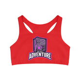 Miss Adventure - Seamless Sports Bra - Witty Twisters Fashions